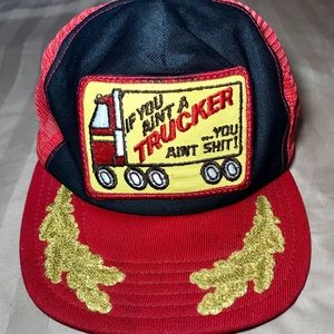Vintage trucker hat from the early 80s!awesome hat